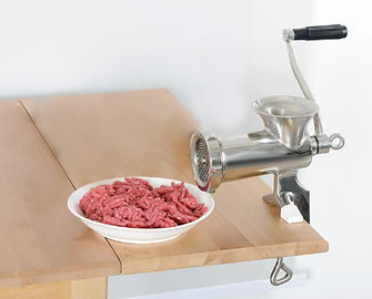 Moho anti resistente #22 del acero inoxidable de la máquina para picar carne casera de la manivela con las cuchillas